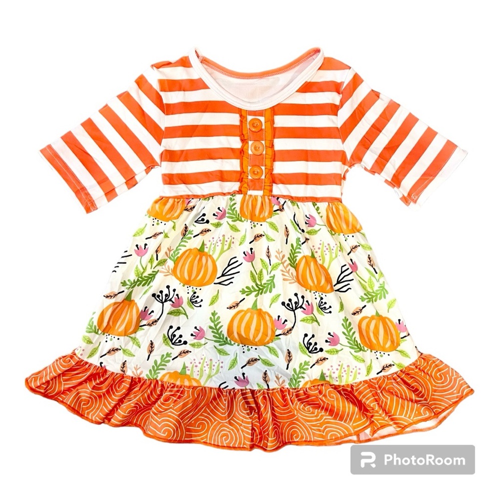 Fall Pumpkin Dress